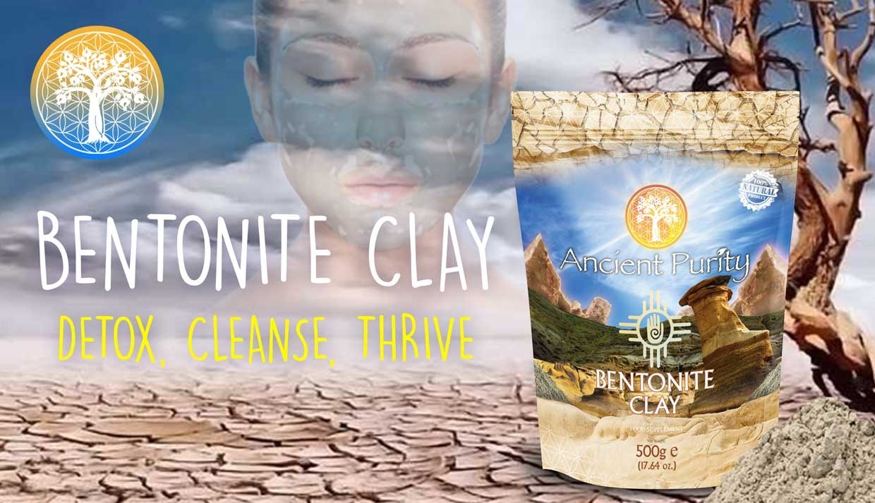 BENTONITE CLAY 500g | Detox Cleanse | Safe Internal & Topical Use | Food Grade