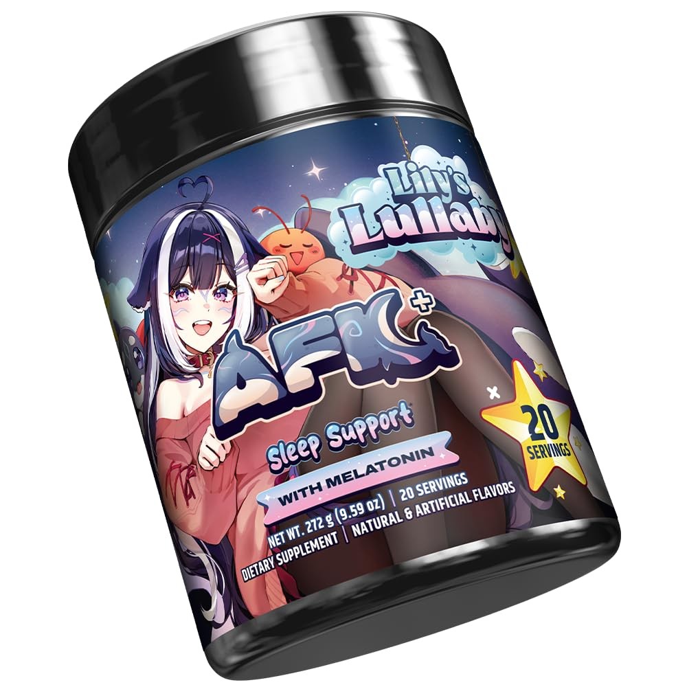 Gamer Supps AFK+® with Melatonin Lily’s Lullaby Hot Cocoa by Shylily 20 Serv…