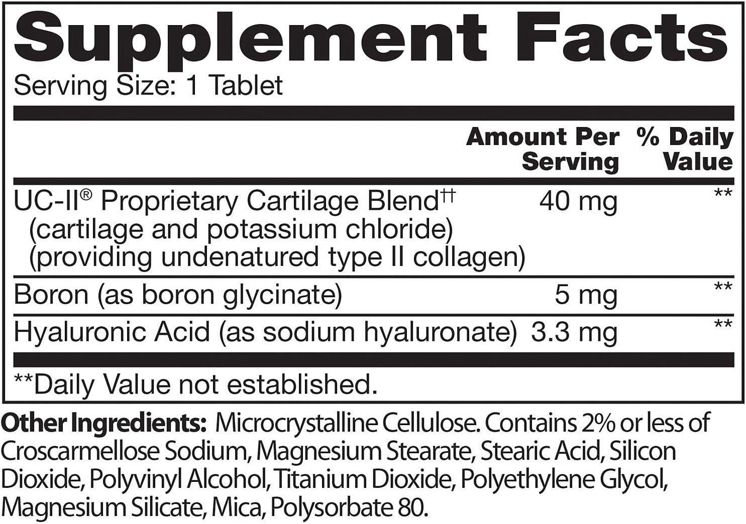 Member’s Mark Ultra Joint Support with UC-II Collagen – 125 Nutritional Tablets