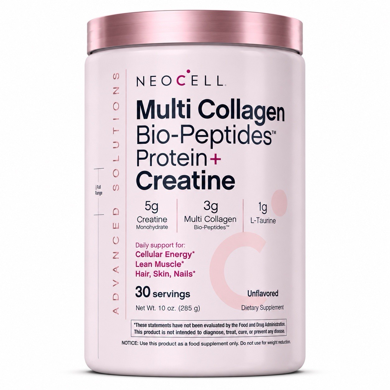 NeoCell Collagen Powder with Creatine 10 Oz Beauty Support