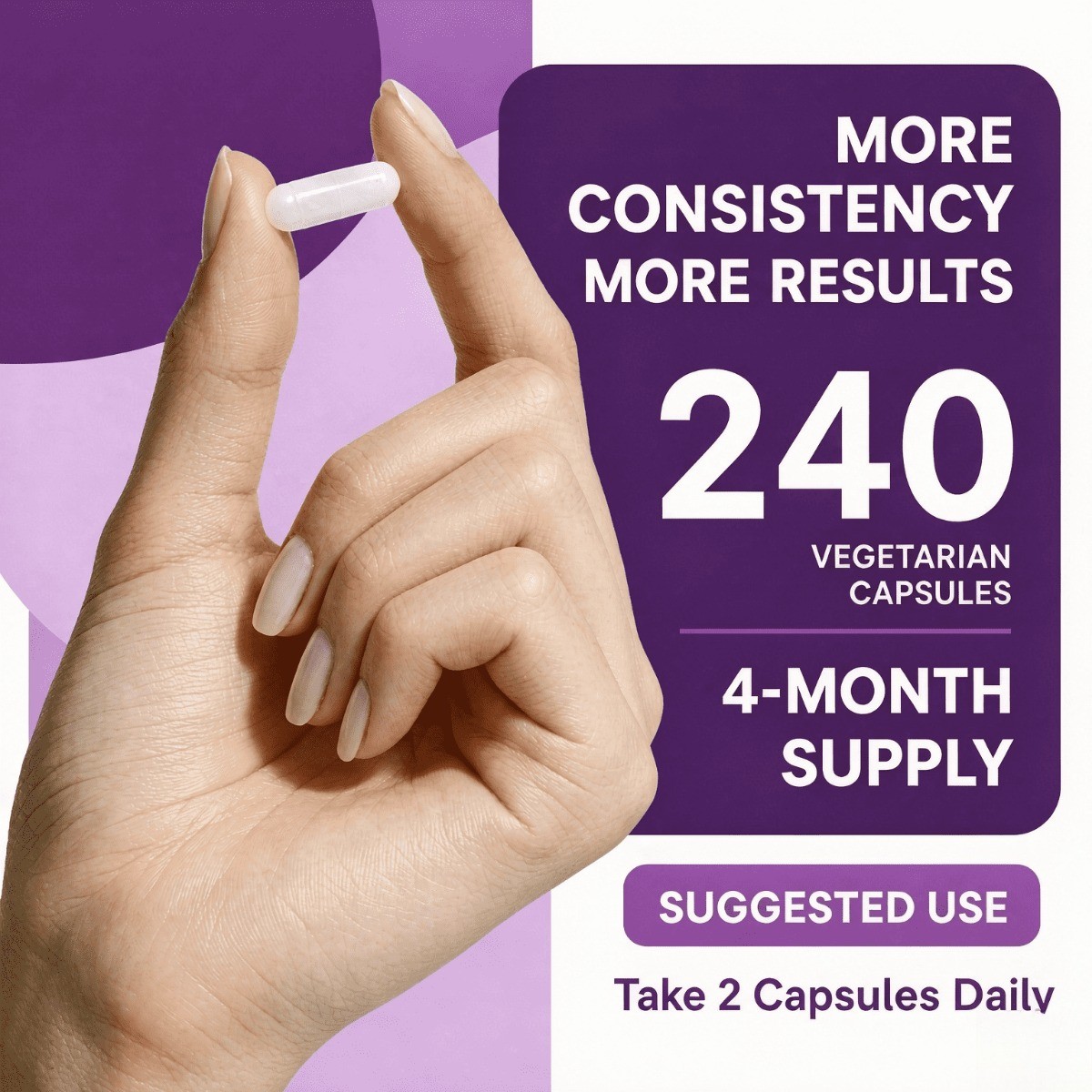 Micro Ingredients Magnesium 20-in-1 – 240 Veggie Caps for Women