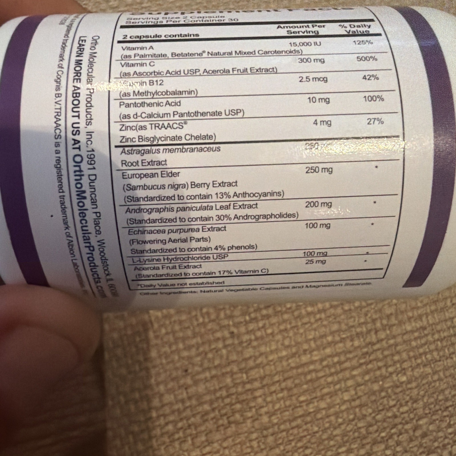 New Sealed Viracid Immune Support Supplement Booster 60 Capsules Exp. 12/2028