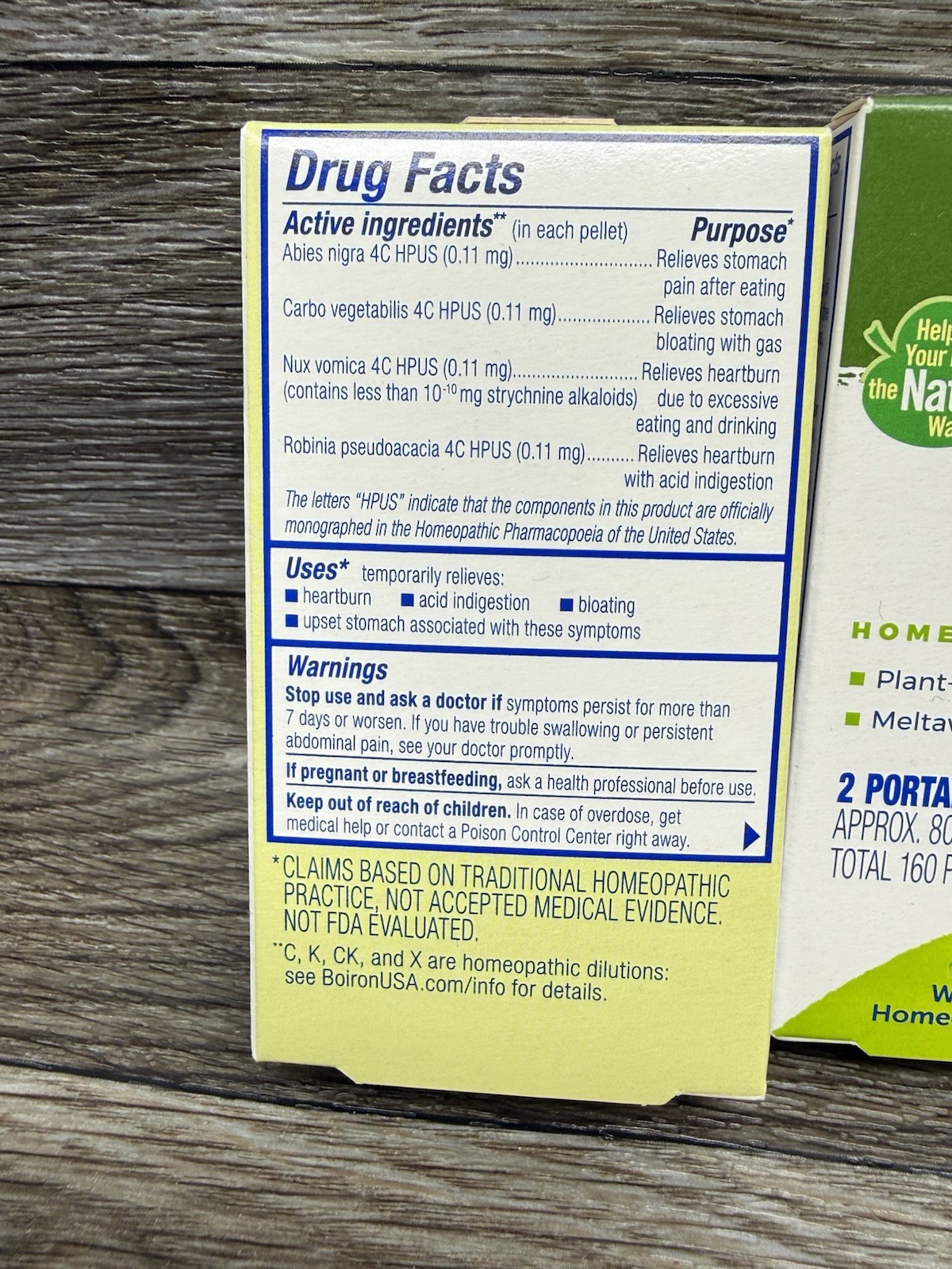 LOT OF 2 BOIRON ACIDIL MELTAWAY TABLETS 60 UNFLAVORED EXP. 06/2027