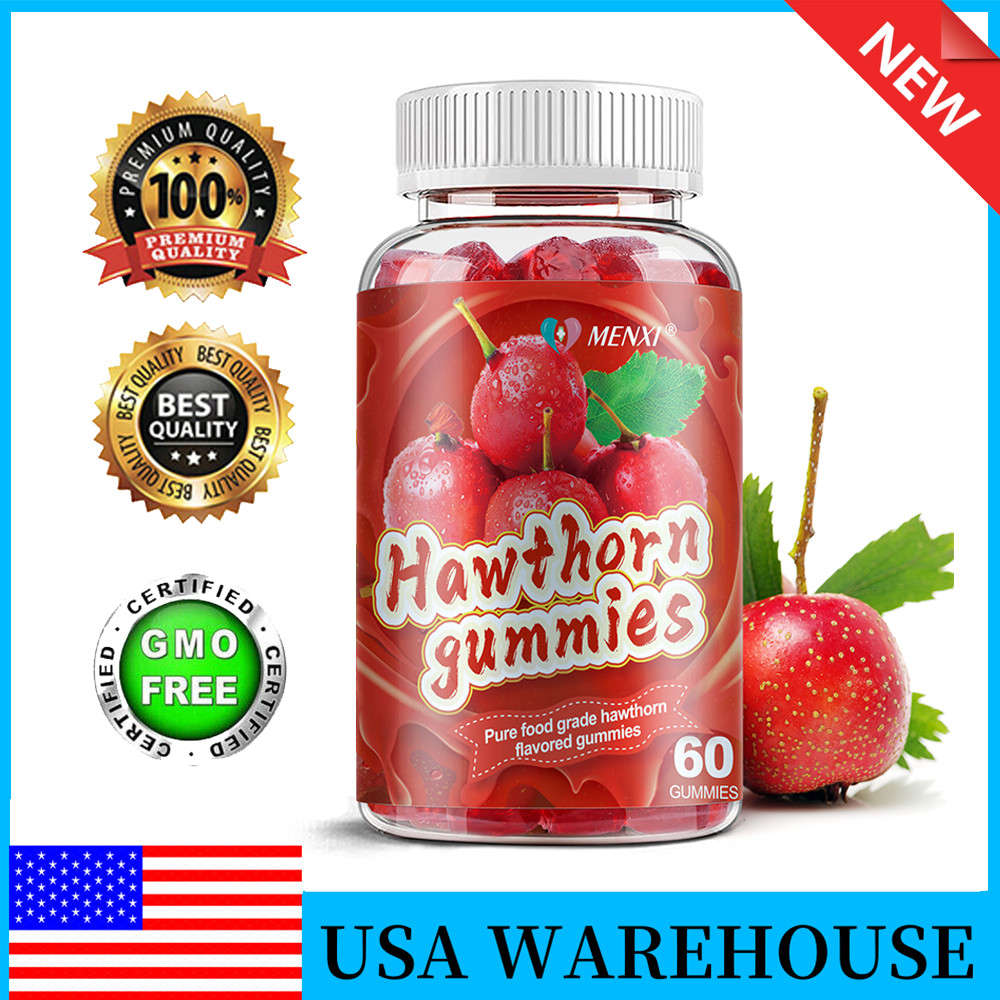 Hawthorn Gummies for Kids & Adults – Lower Cholesterol, Digestive Support Gummy