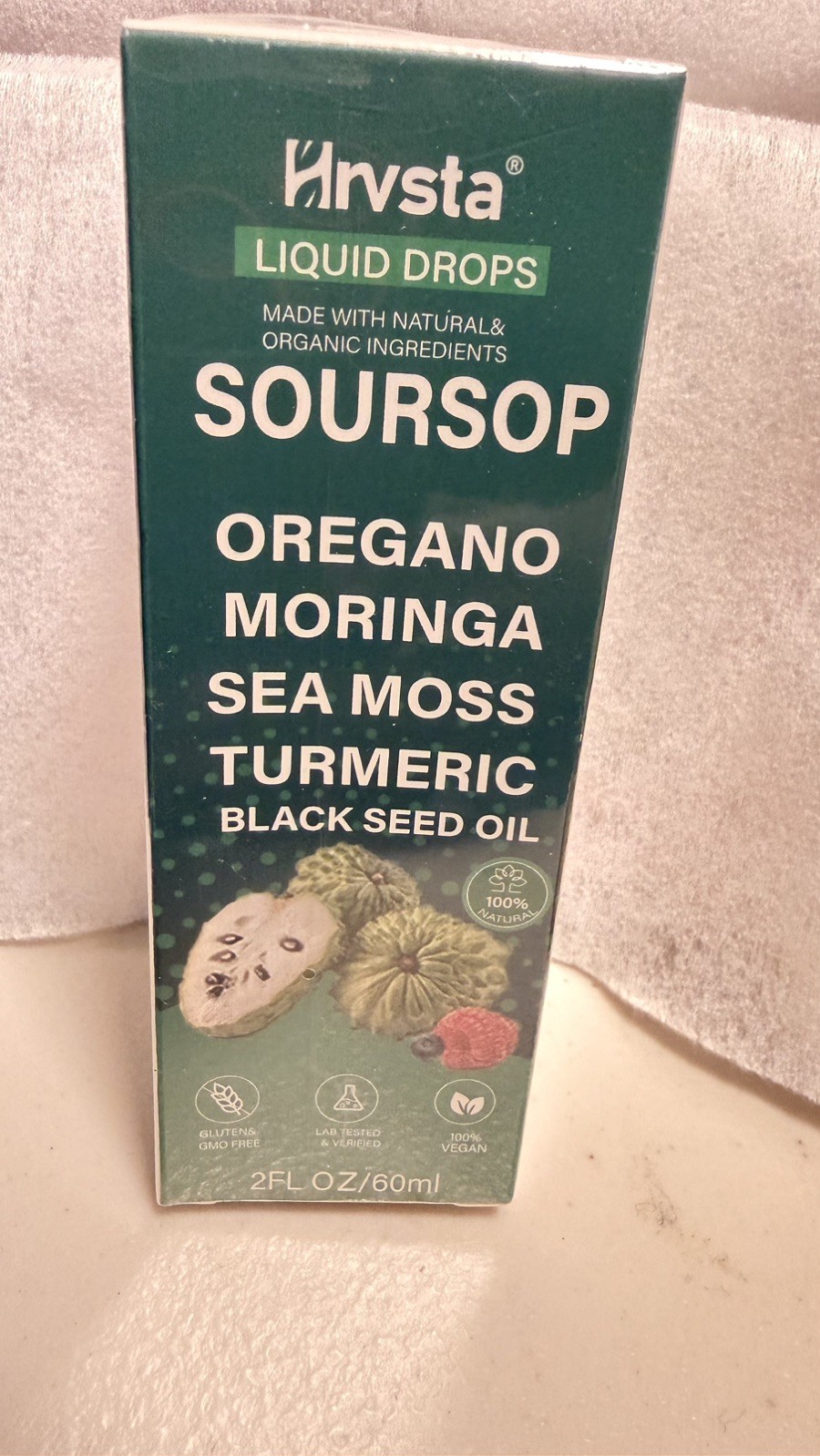 Soursop Multivitamin Liquid Drops, Bitters 2 Fl Oz (Pack of 1)