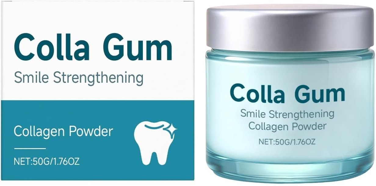 Collagen Tooth Powder for Daily Oral Care, Fresh Breath & Clean Teeth, 1pc