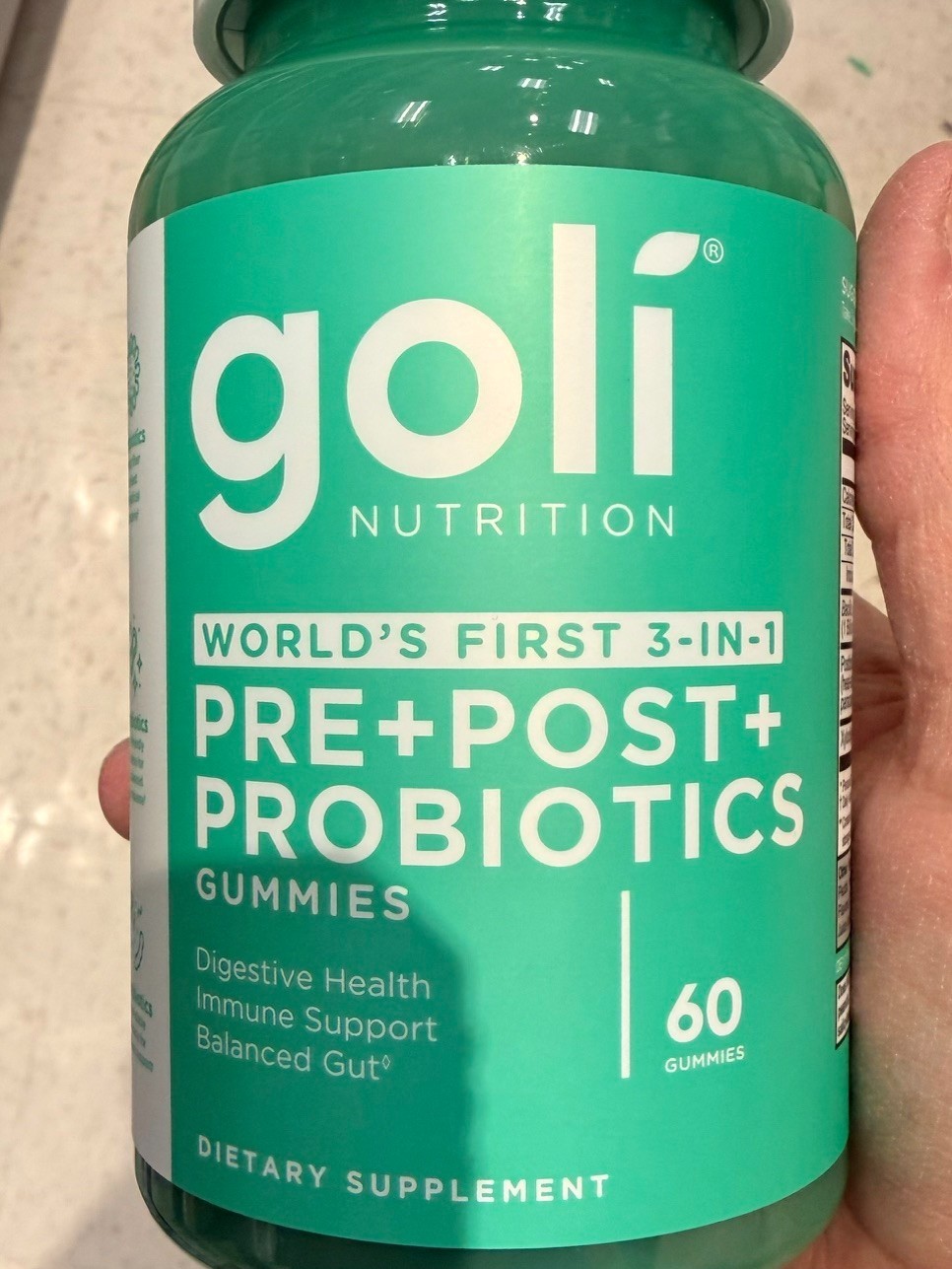 Goli Pre + Pro + Postbiotic Gummies NEW EXP: 7/27