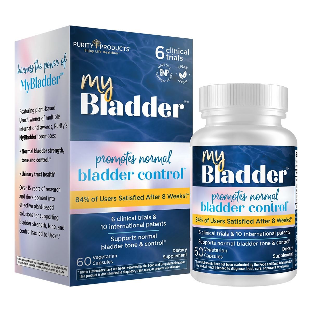 MyBladder Support Formula by Purity Products Promotes Normal Bladder Control…