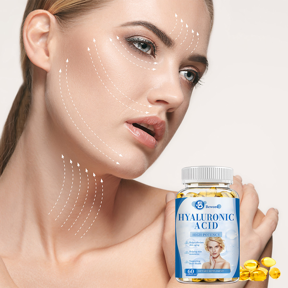 Hyaluronic Acid Capsules With Turmeric | 120 Capsules | Non-GMO & Gluten Free-