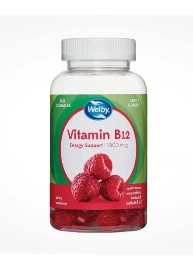 Welby VITAMIN B-12: 1000 mcg, B12 Gummy, Swedish Fish Flavor (140 Gummies)