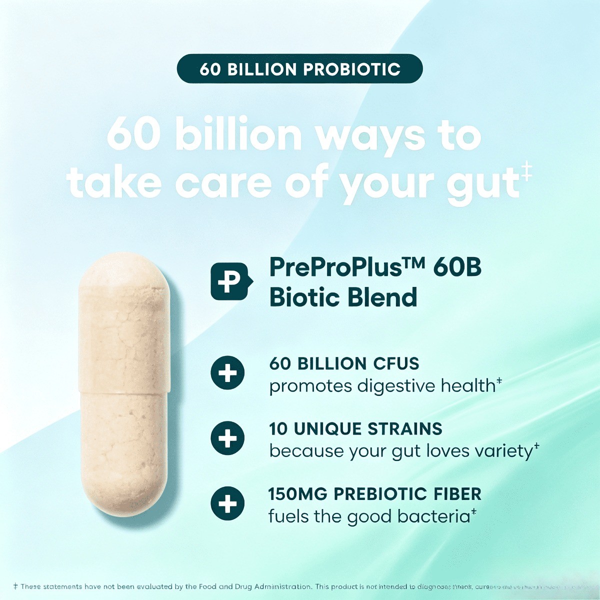 Physician’s Choice 60B Probiotic – Daily Gut & Immune Health, 10 Strains