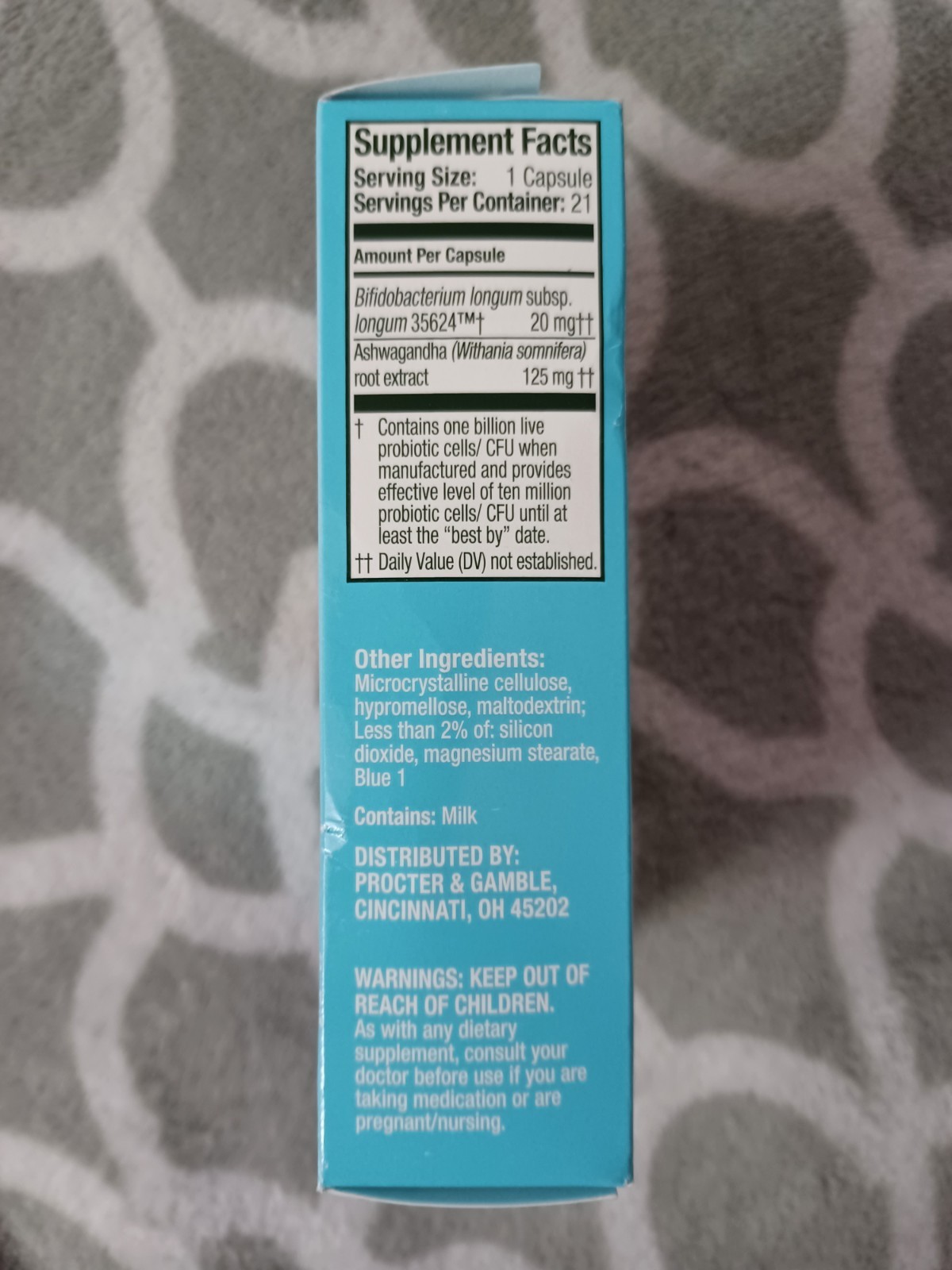 Align Probiotic, Digestive De-stress, Probiotic for 21 Count – Exp. 06/2026