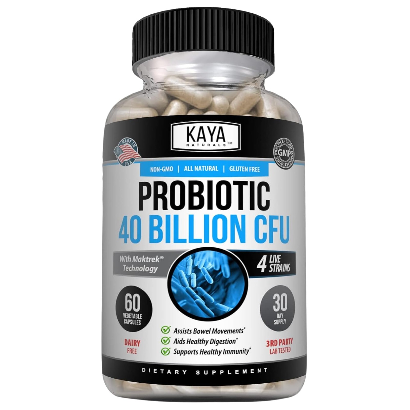 Probiotic 40 Billion CFU – Probiotics for Women, Probiotics for Men and Adult…