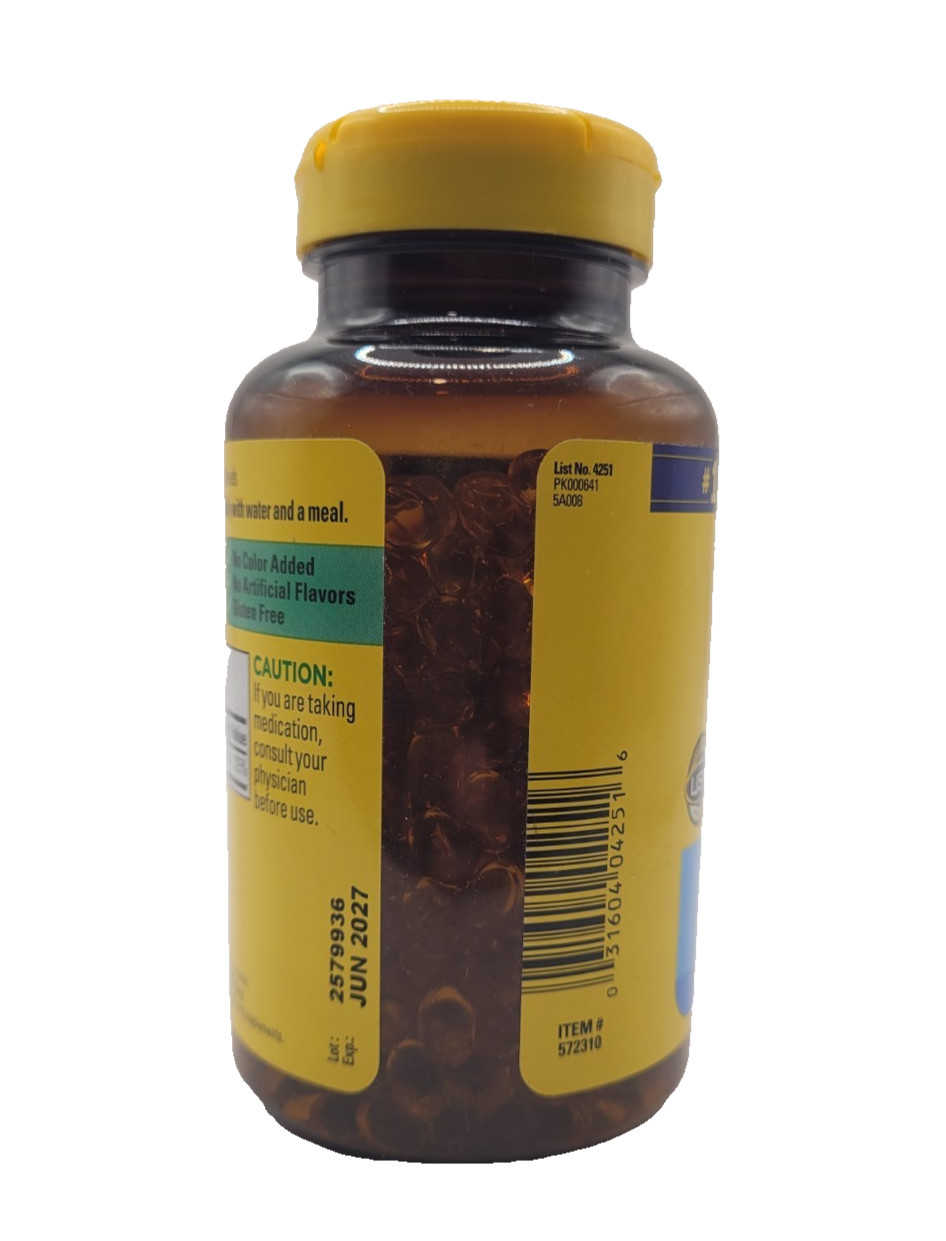 Nature Made D3 1000 IU (25 mcg) Vitamin Supplement 650 Softgels