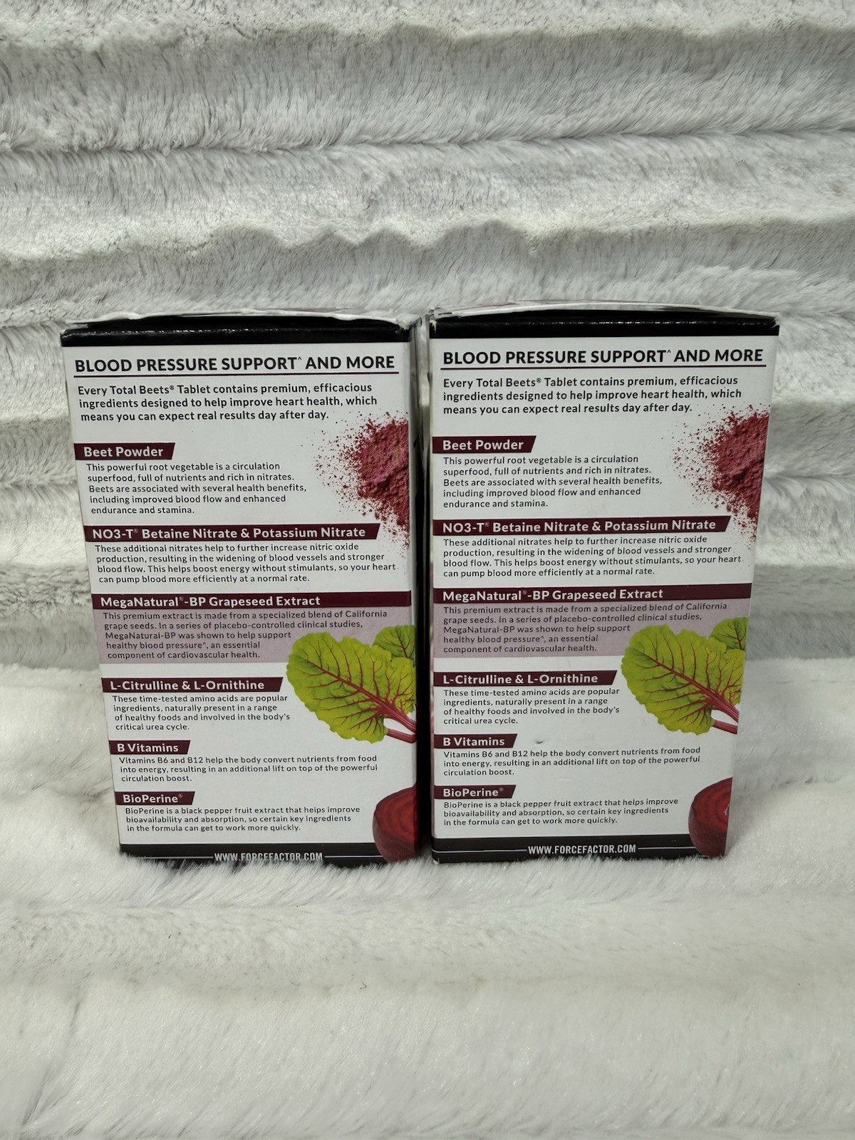 2X Force Factor Total Beets Blood Pressure Support 120 EACH (12/2028)