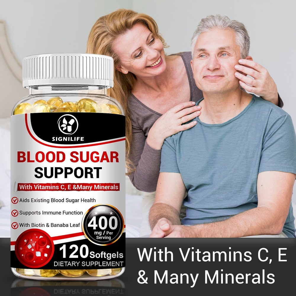 Blood Balance Capsules – Blood Sugar Support & Blood Pressure Supplement 120Pill