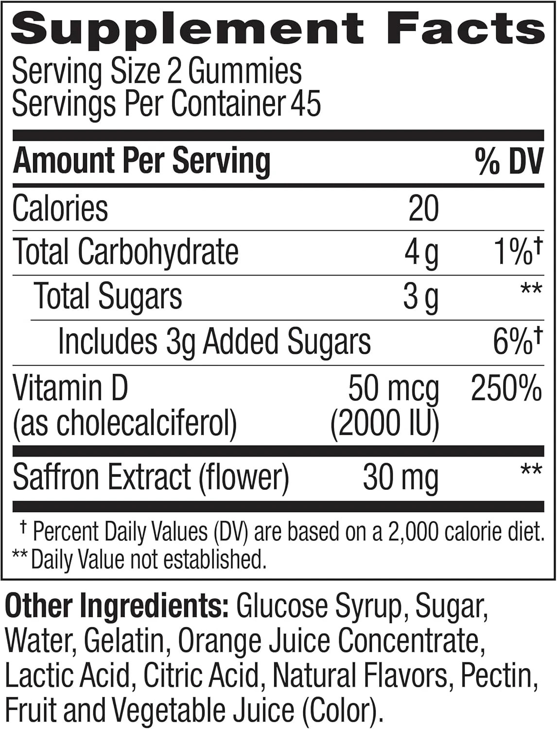 OLLY Hello Happy Gummy Worms, Mood Support, Vitamin D, Saffron, 90 Count 05/2026