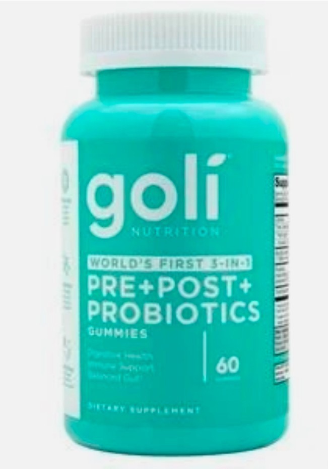(9 pack) Goli Nutrition World’s First 3-in-1 Pre+Post+Probiotics Gummies 540 pc.