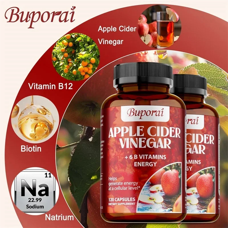 Apple Cider Vinegar 120pcs – Reduces Bloating, Promote Digestive & Immune Health