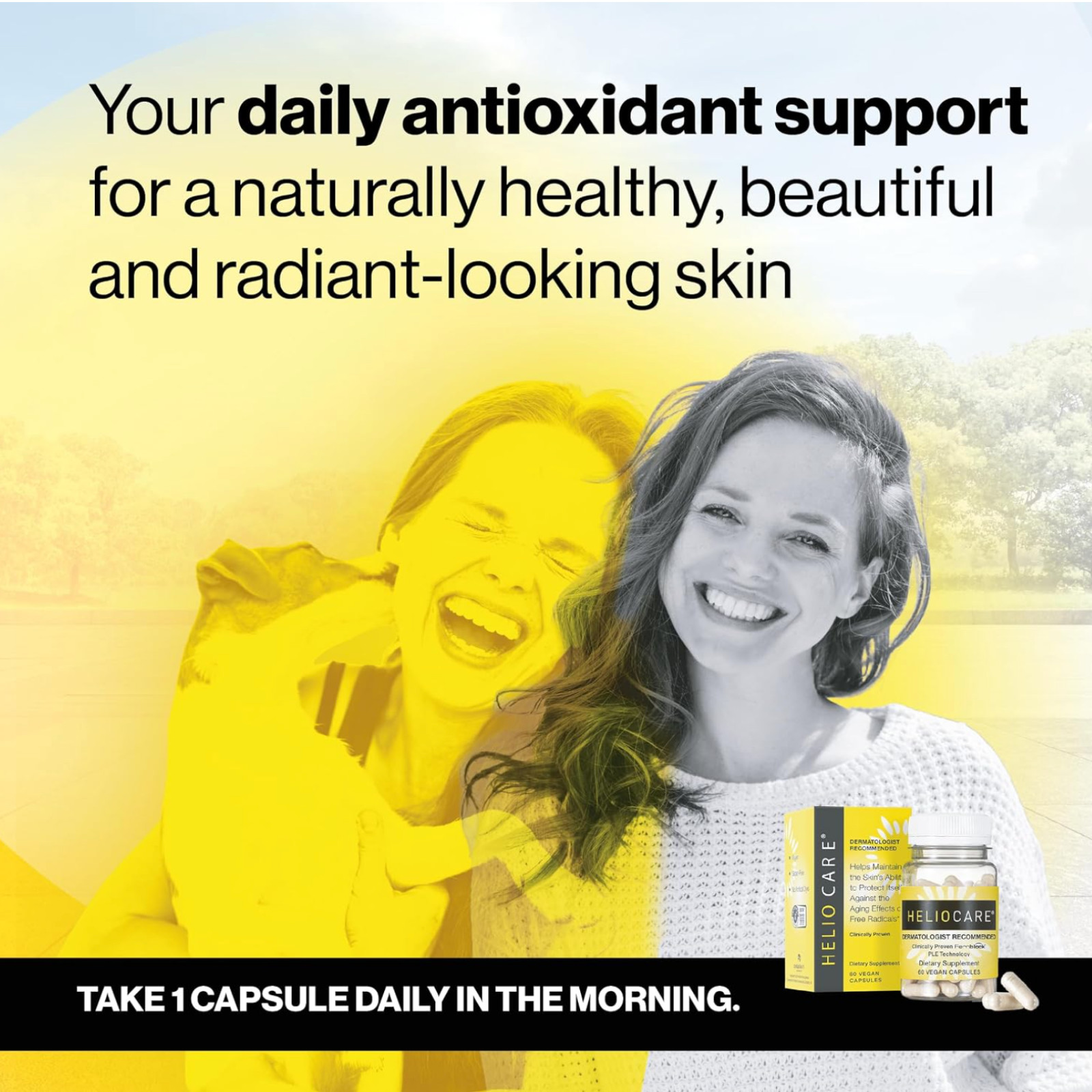 Fórmula Antioxidante, protección de la piel de todo el cuerpo, 60 Cápsulas