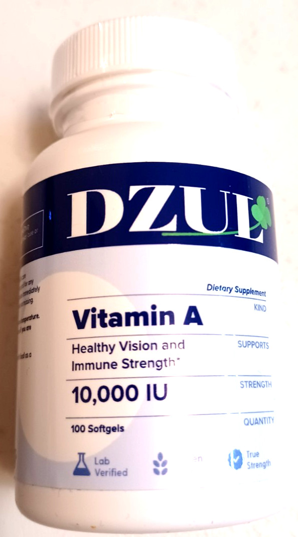 100 SOFTGELS VITAMIN A 10,000IU 3,000 mg EXP 03/2028