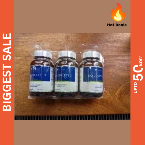 New Gundry MD Bio Complete 3 Triple Biotic 180 Capsules 3 Glass Bottles