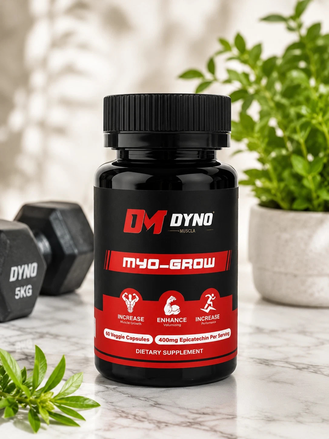 Dyno Myo_grow Muscle | 120 Capsules New | Pack of 2