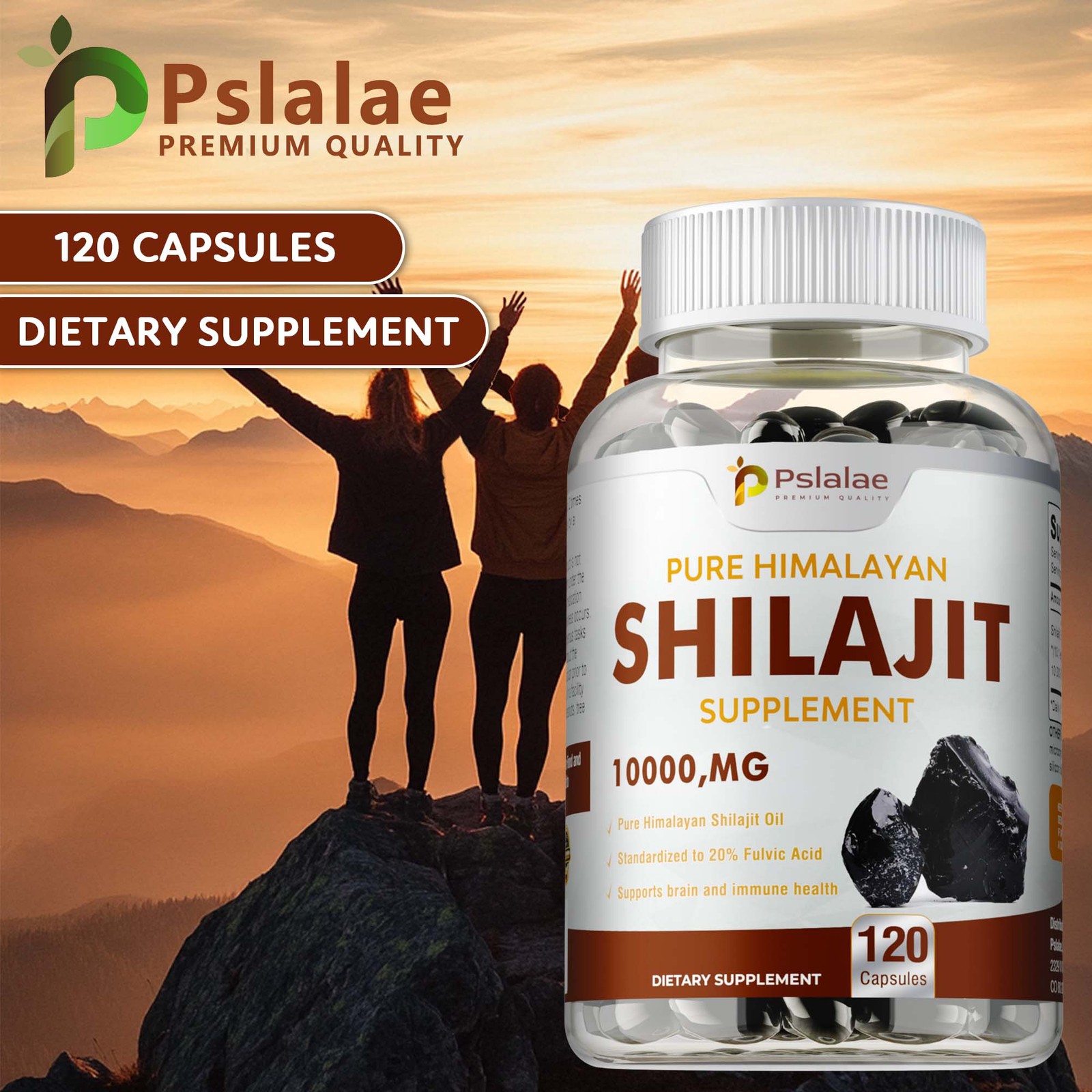 Pure Himalayan Shilajit 10000mg – Fulvic Acid – Stamina, Strength, Performance