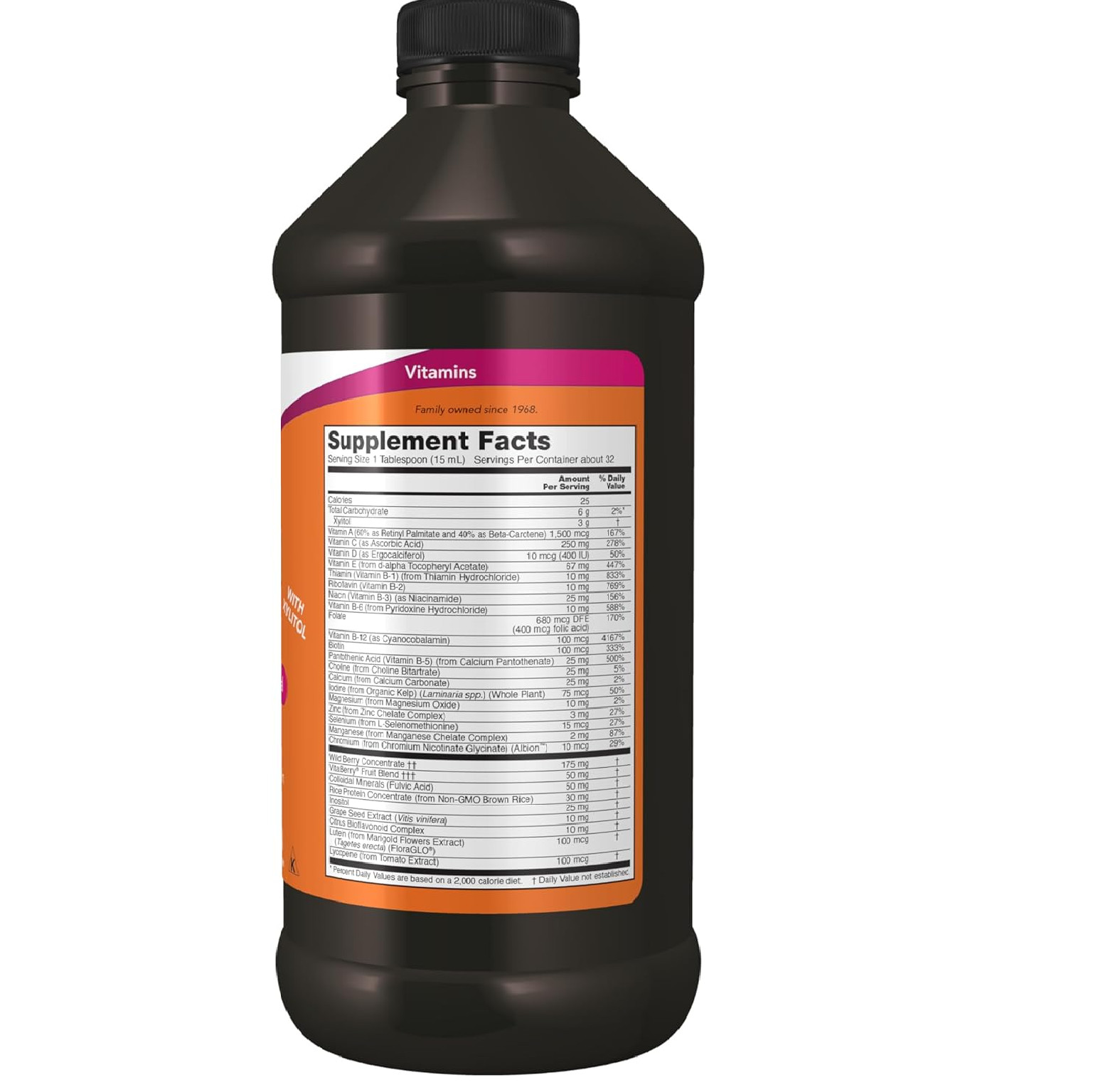 NOW Foods Supplements, Liquid Multi, Fast Absorption, Liquid Vitamin & Mineral,