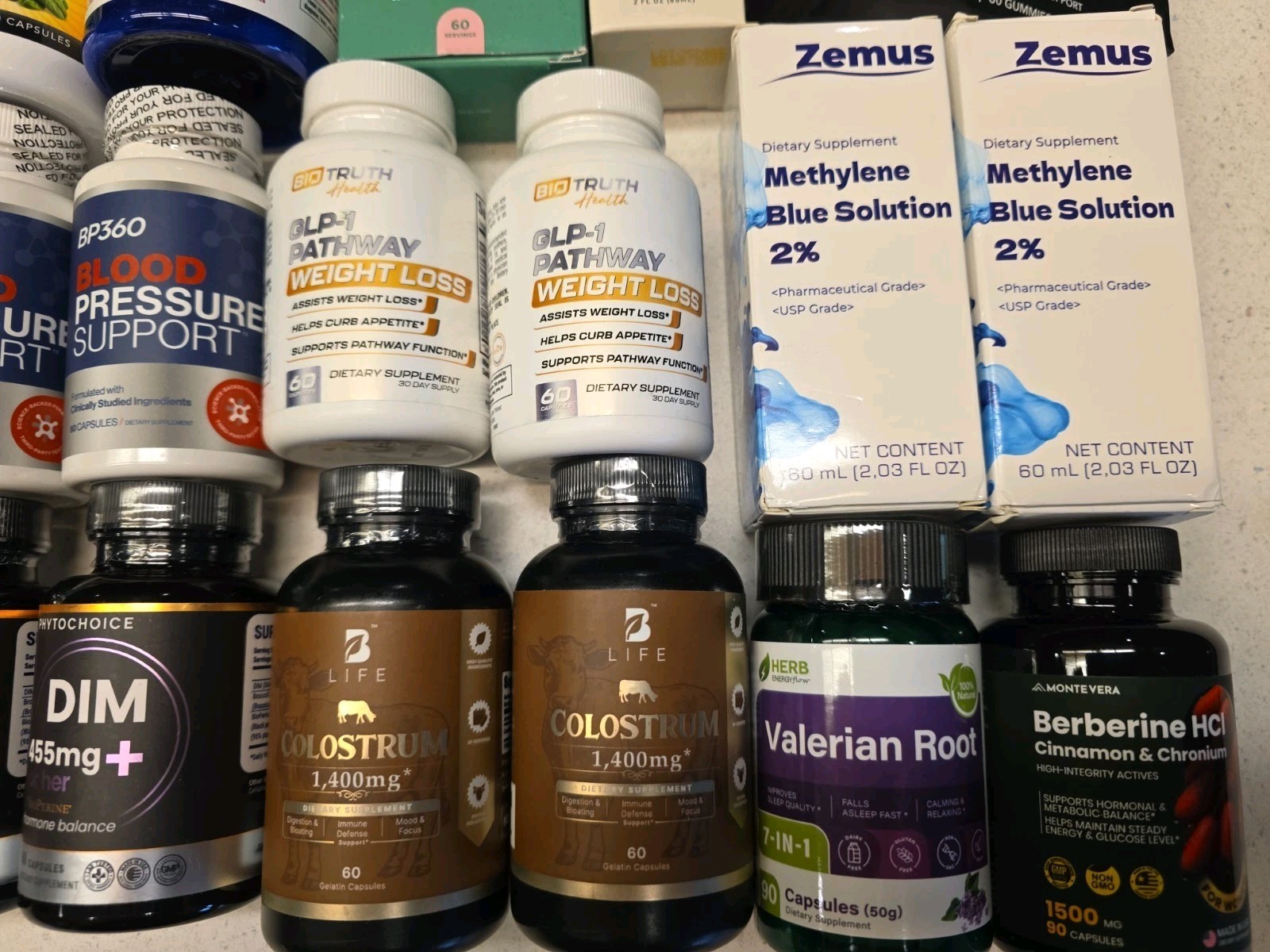 Huge Wholesale Lot Of 30 Assorted Vitamins & Supplements NEW & Sealed 06/2027+