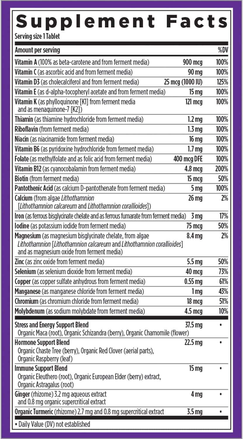 Women’s Multivitamin for Immune, Beauty + Energy Support with 20+ Nutrients