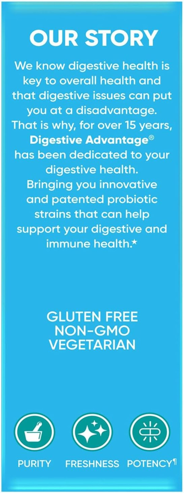 Digestive Advantage IBS Probiotics for Women and Men, Probiotics for Digestive H
