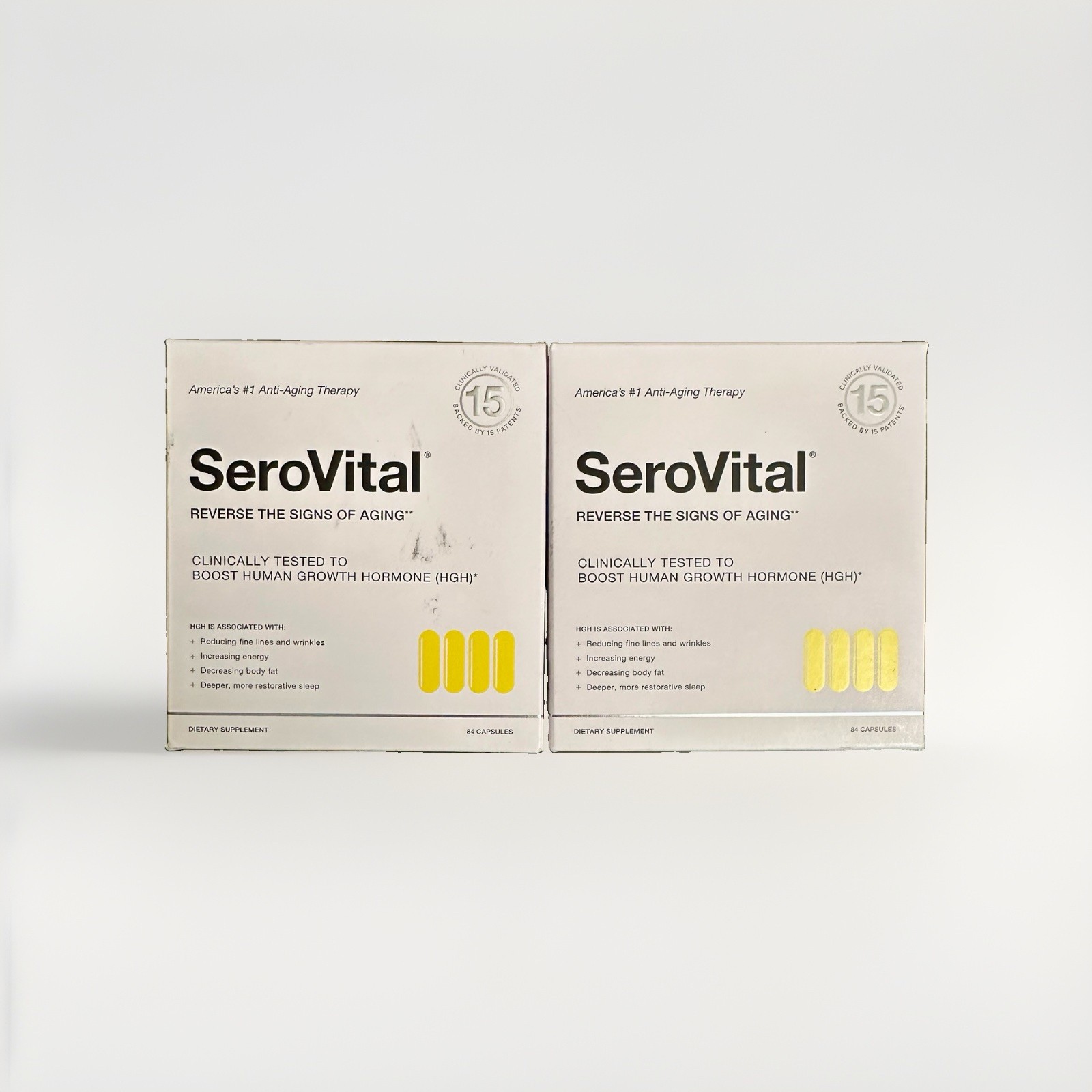 SeroVital Reverse the Signs of Aging Dietary Supplement 84ct Exp:2028+(LOT OF 2)