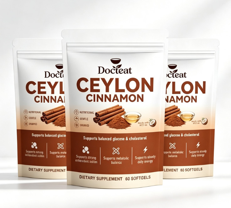 Ceylon Cinnamon Softgels with MCT Oil – 60/120/180/300 Softgels US