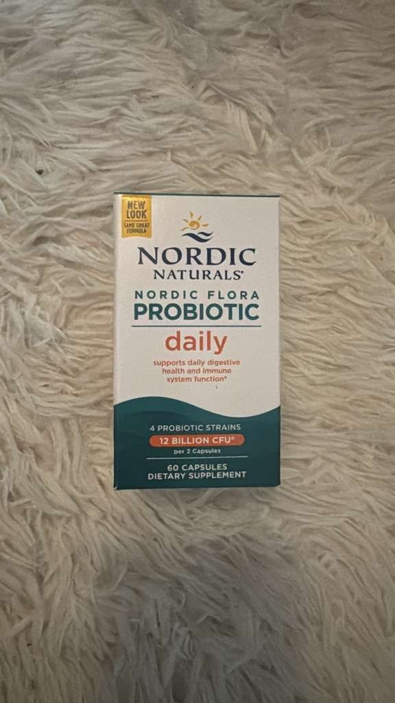 Nordic Naturals Nordic Flora Daily Probiotic 60 Capsules 12 Billion CFU
