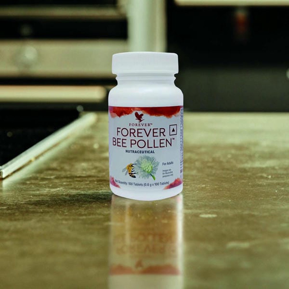 Forever Bee Pollen Natural Bee Pollen| Capsules Nutritional Supplement | 100 Tab