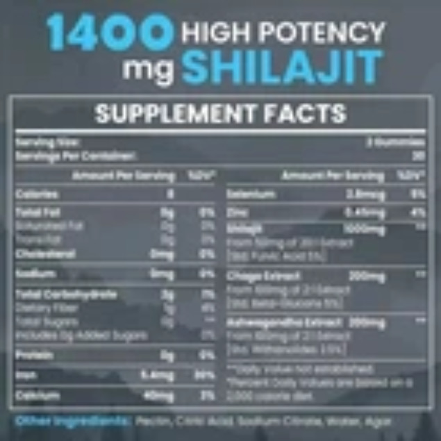 2xSHILAJIT + ASHWAGANDHA GUMMIES Potent Antioxidant Immune Support Overal Health