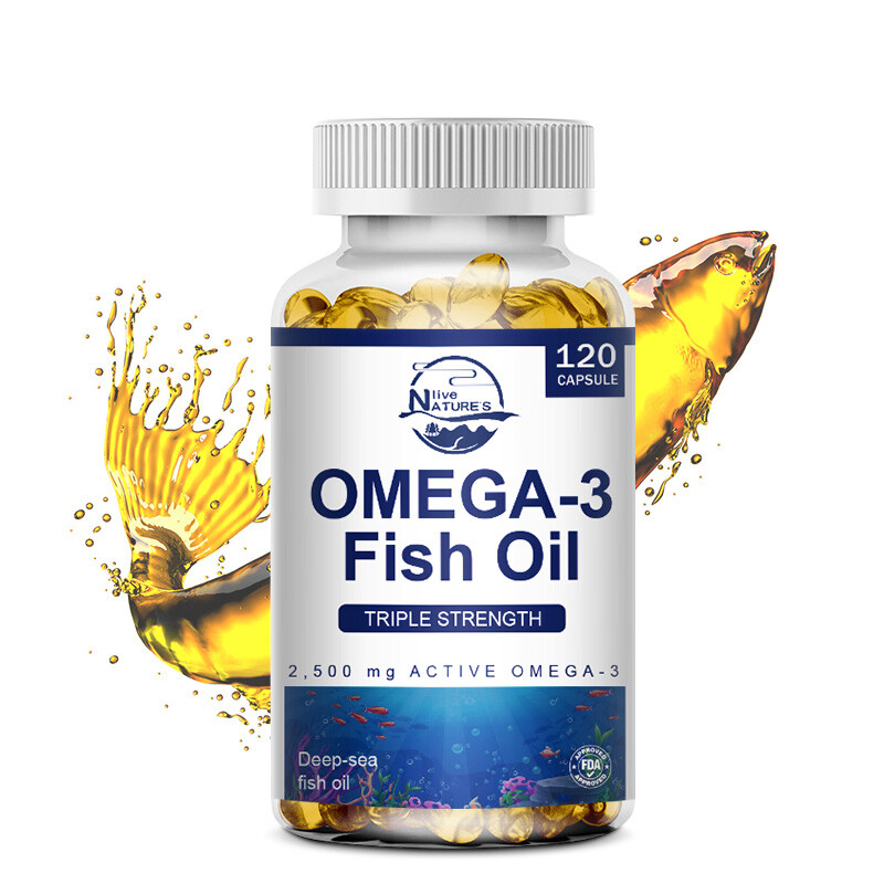 Omega 3 Fish Oil 240 Capsules 3x Strength 2500mg EPA & DHA, Highest Potency NEW