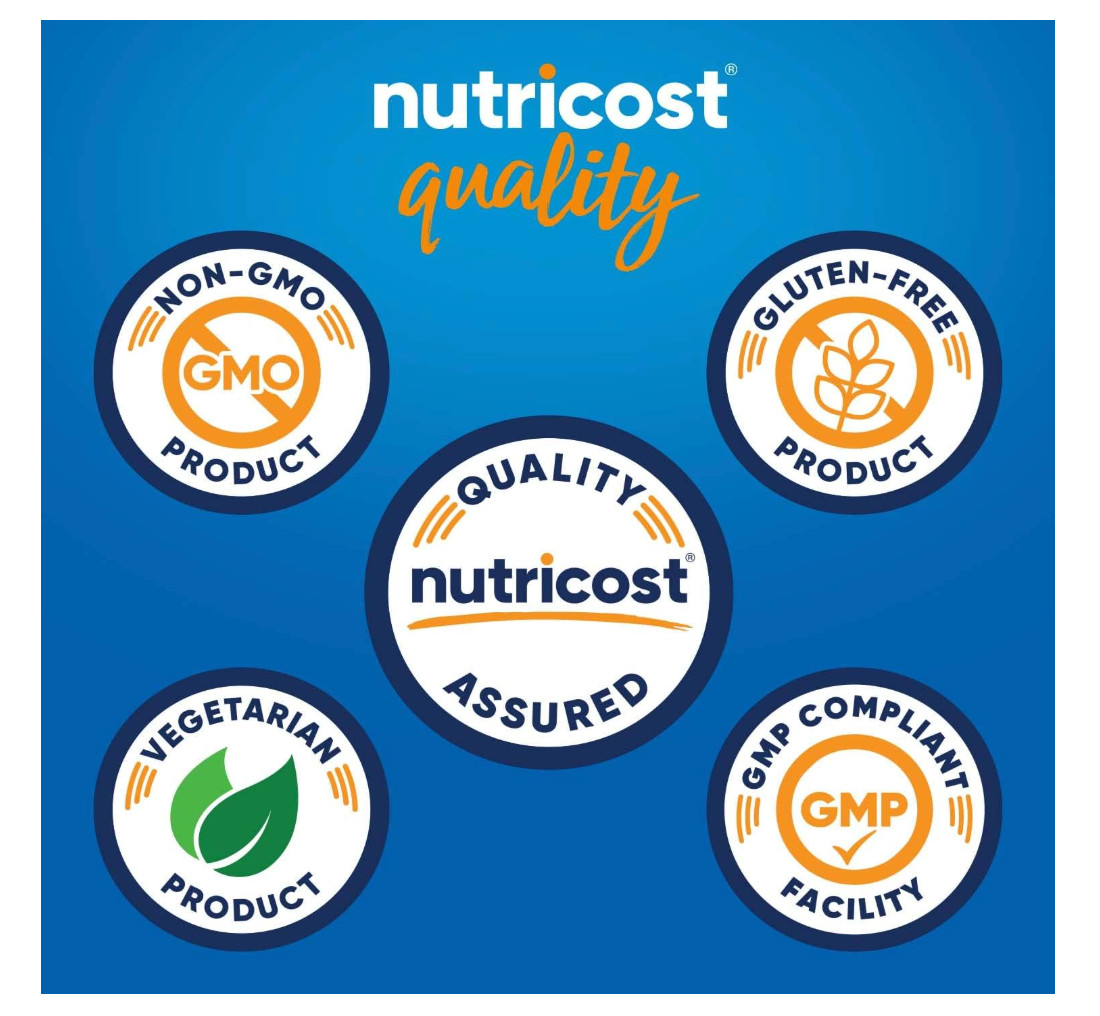 Nutricost Copper Glycinate 3mg 120 Vegan Capsules EXP 12/28