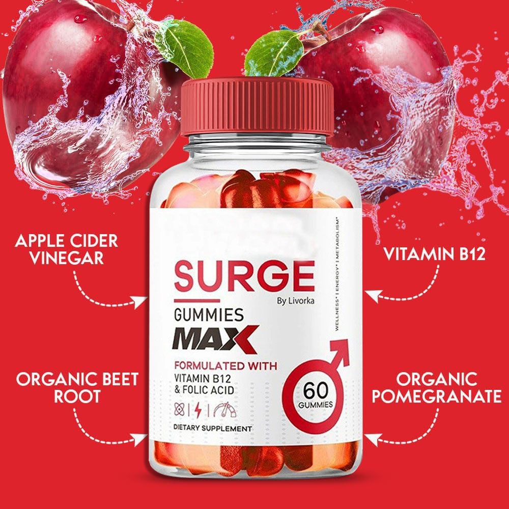 Vital Surge Male Gummies Maximum Strength Vital Surge Improved Formula 60-300PCS