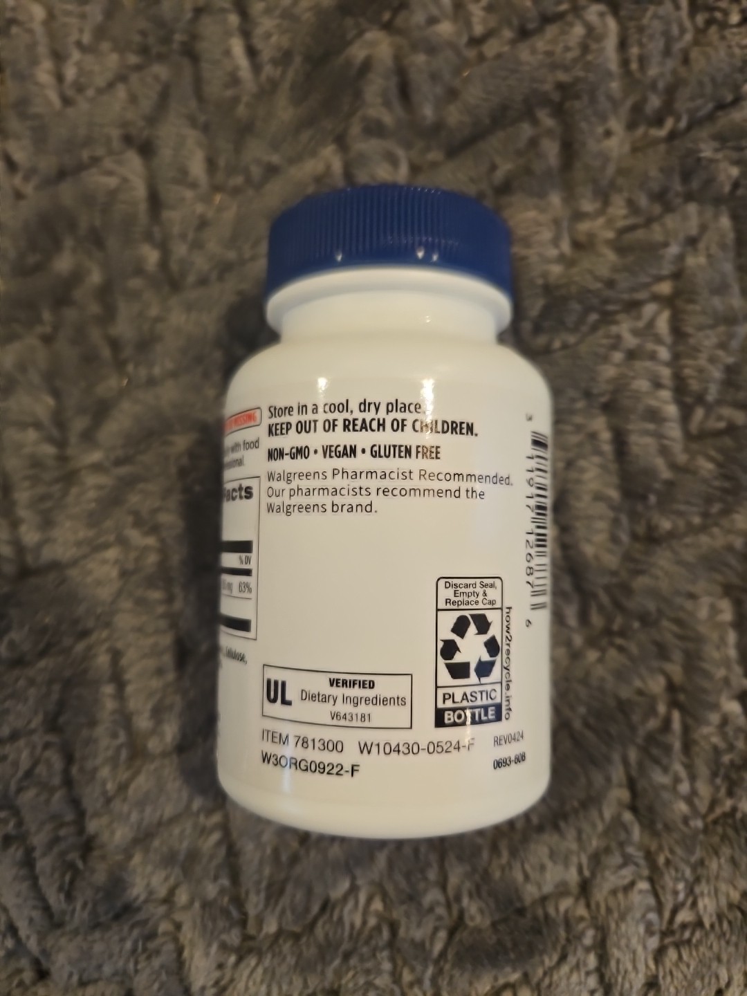 Walgreens Magnesium Glycinate Dietary Supplement 60 Capsules 06/2027 SEALED NEW