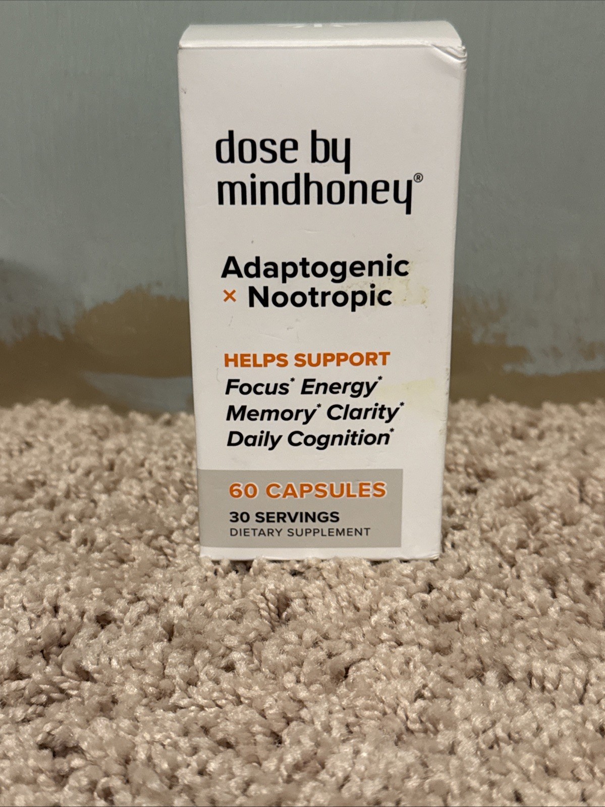 Dose, Adaptogenic Nootropic, 60 Capsules Exp. 08/2026-free ship-new in box