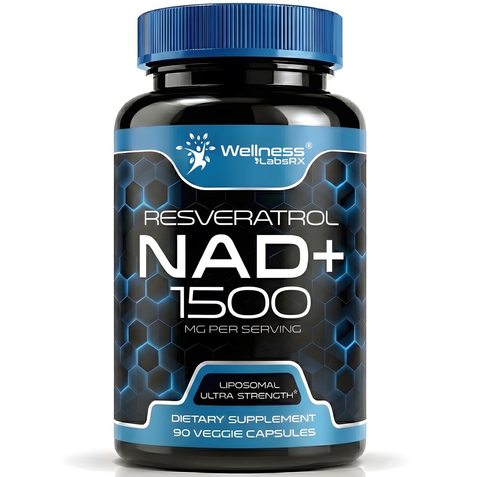 Liposomal NAD Supplement, 1500mg – NAD Resveratrol Supplement for Women and M…