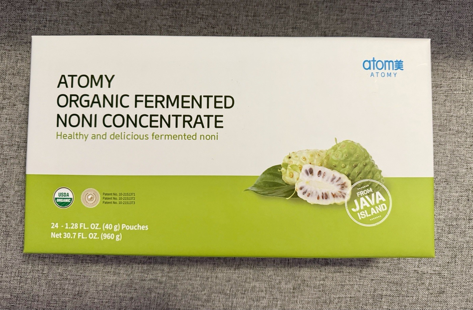 Atomy Fermented Noni Concentrate Organic Java Island Aging 24 x 38mL Pouches NEW