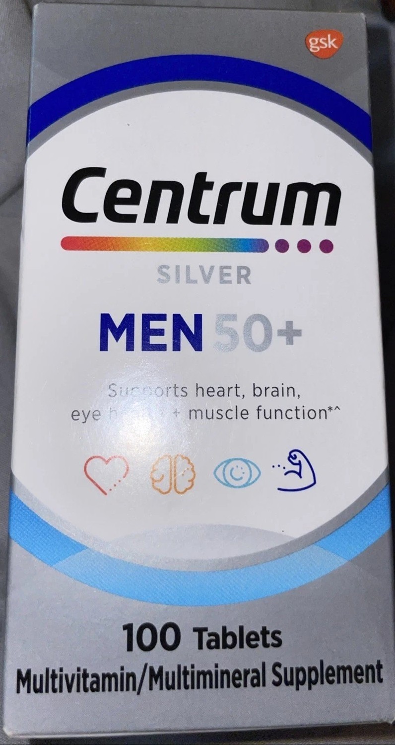 Centrum Silver Men 50 Plus – 100 Tablets