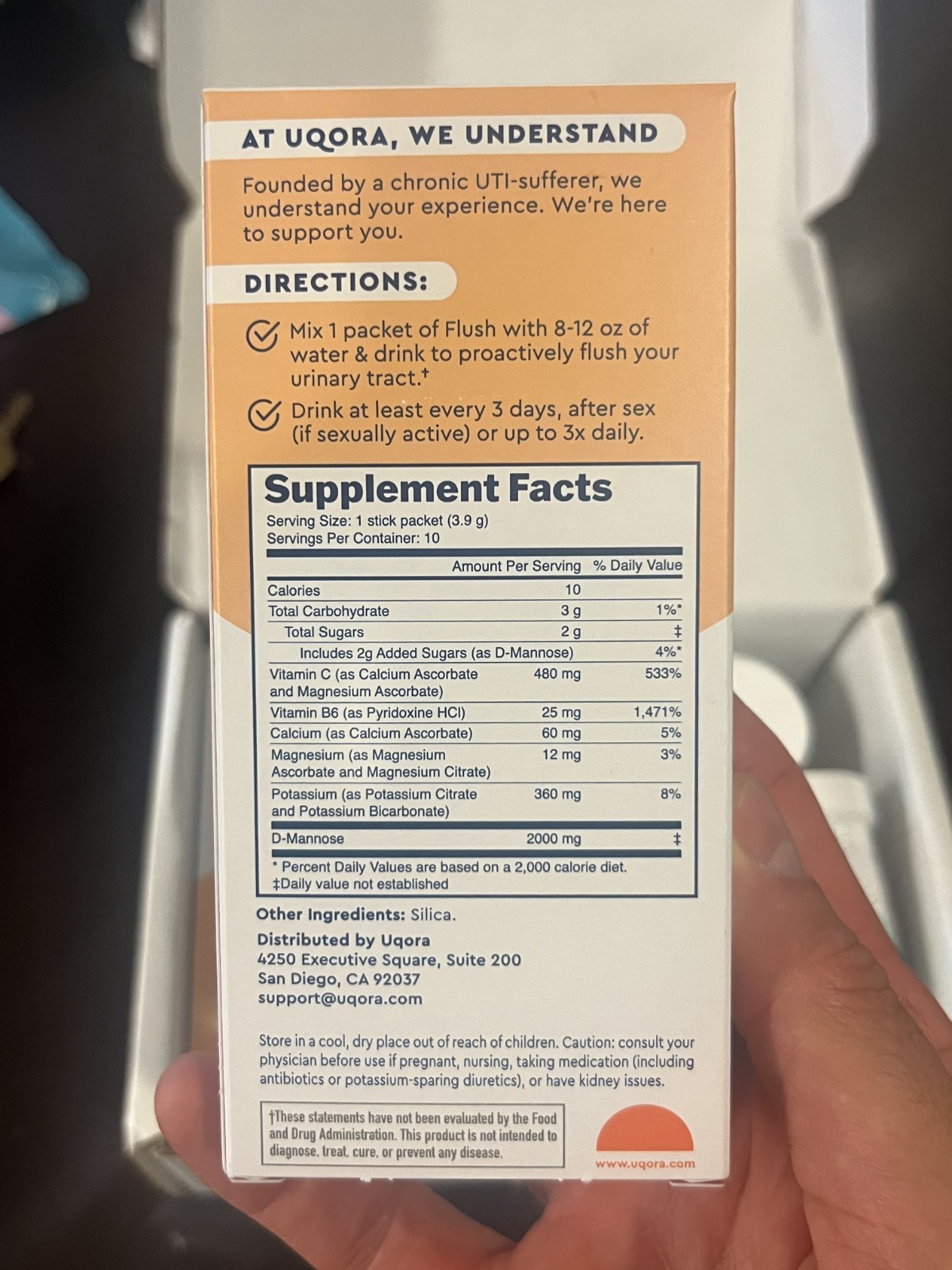 Uqora Complete Regimen 30 Pack Unflavored Flush Defend Promote New Sealed