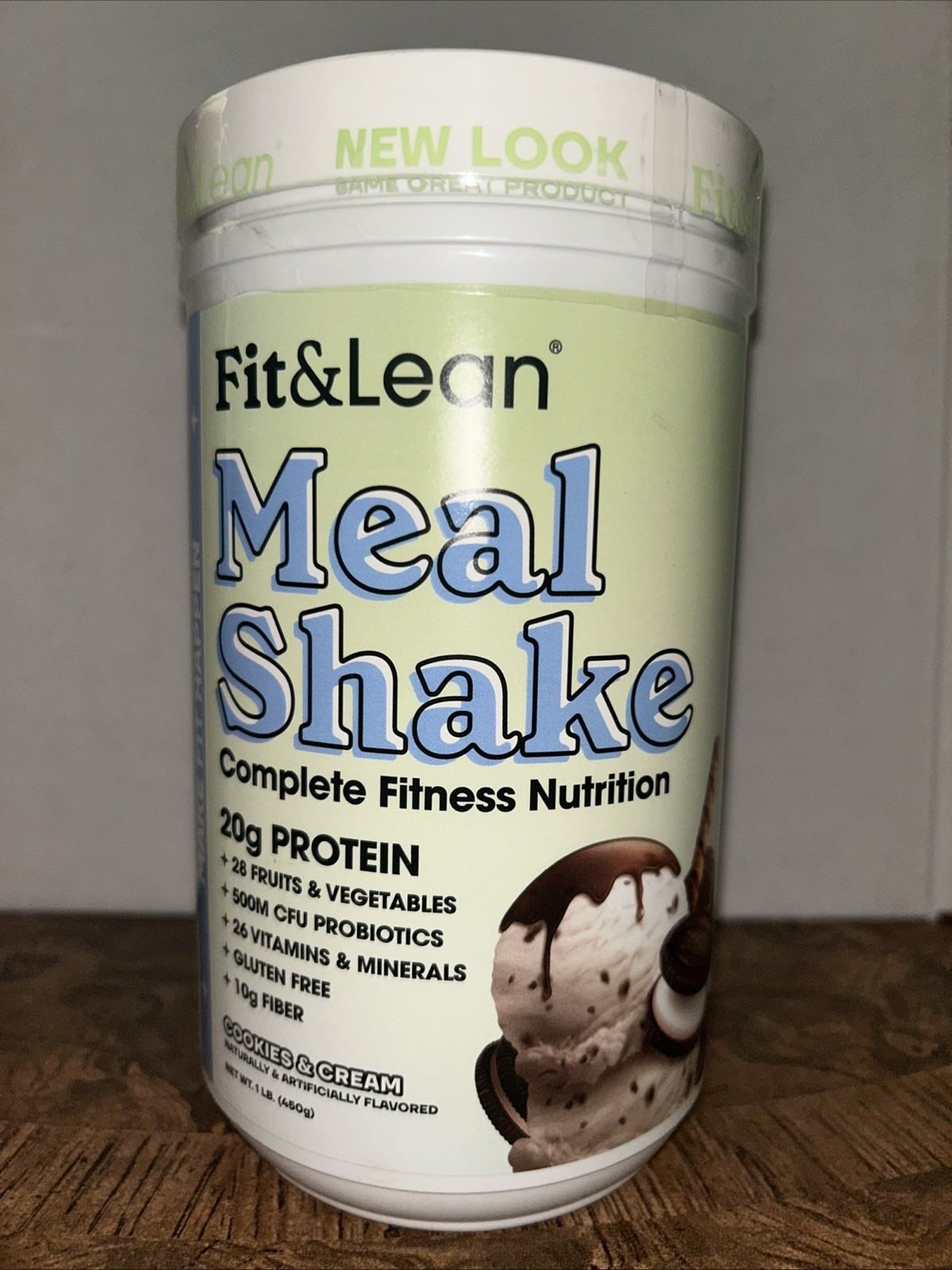 Meal Shake, Complete Fitness Nutrition, Cookies & Cream, 1 lb (450 g) Exp.06/26