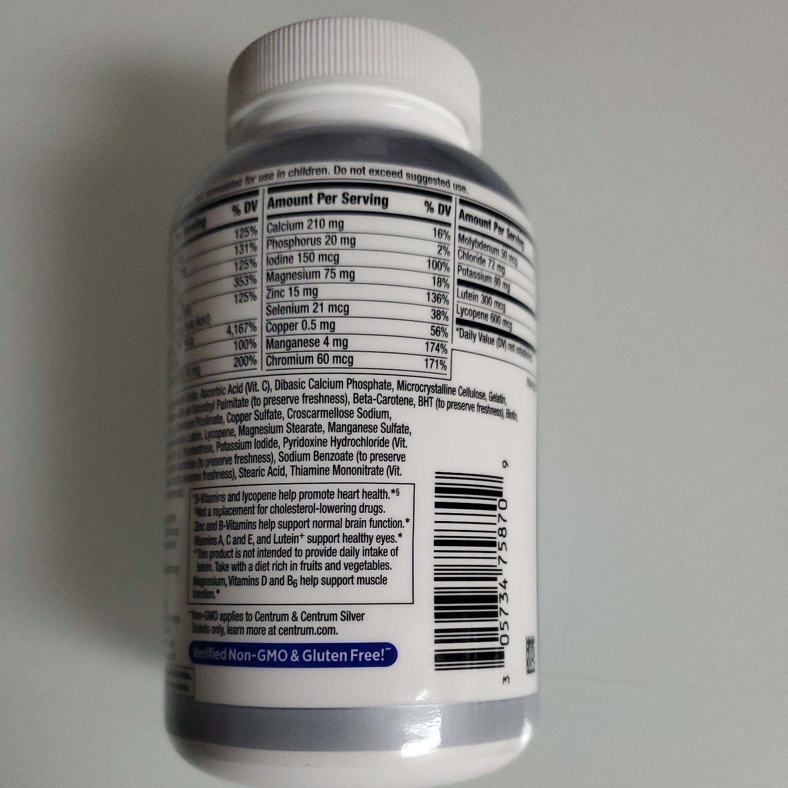 Centrum Silver Men 50+ Multivitamin Supplement 200 Tablet Exp 2025+