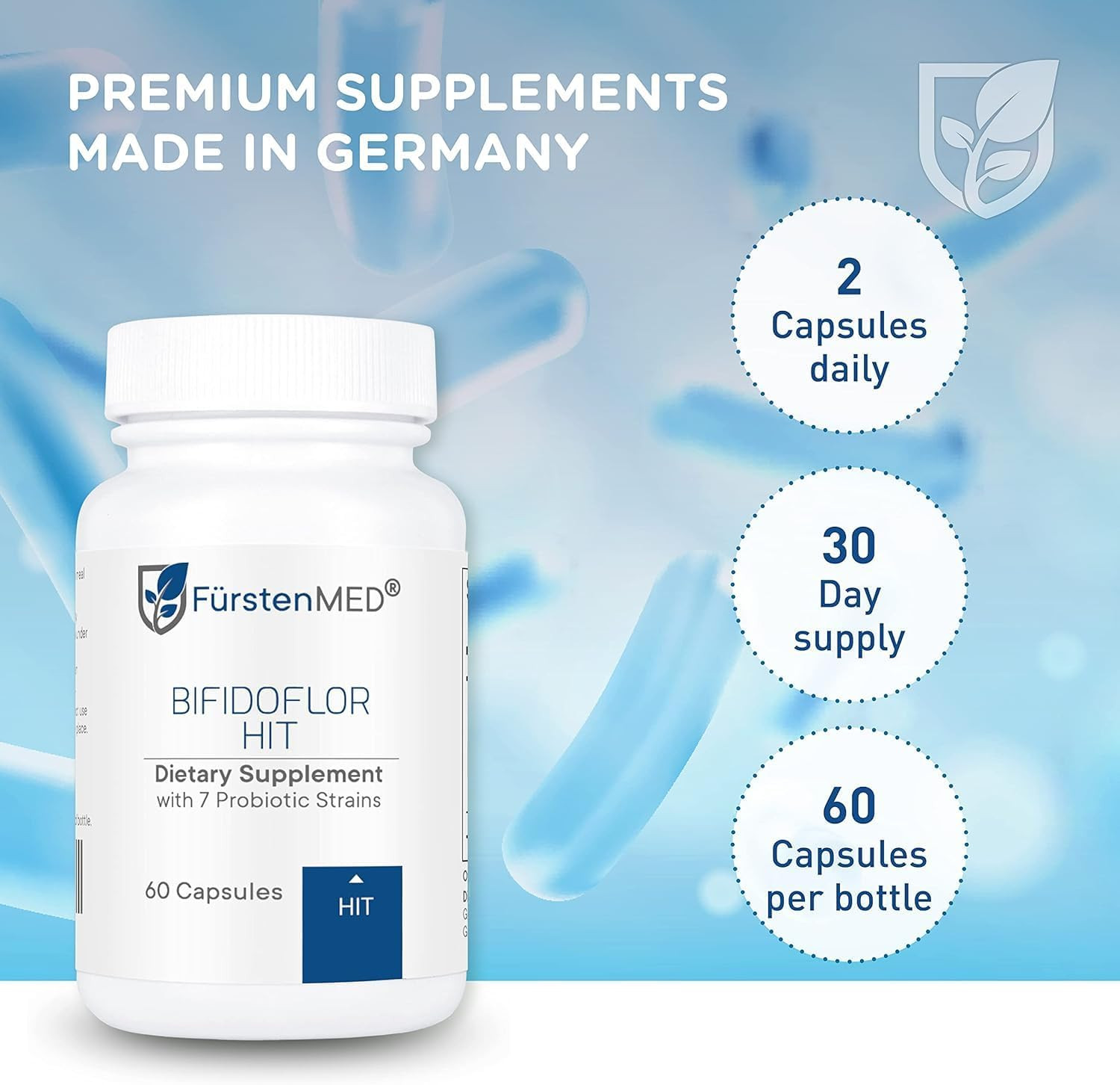 ® Bifidoflor HIT – Probiotic Supplement – Lactobacillus Salivarius, Gasseri, …