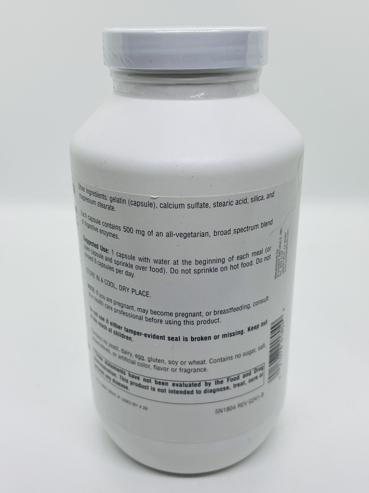 Source Naturals Daily Essential Enzymes, Digestive Aid, 500 mg, 360 Capsules